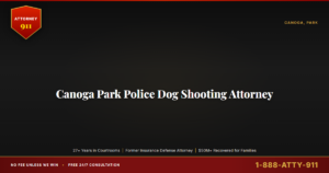 Canoga Park Police Dog Shooting Attorney, Attorney911 Takes LAPD and City of Los Angeles Police-Accountability Cases, the ... — Attorney911, The Manginello Law Firm