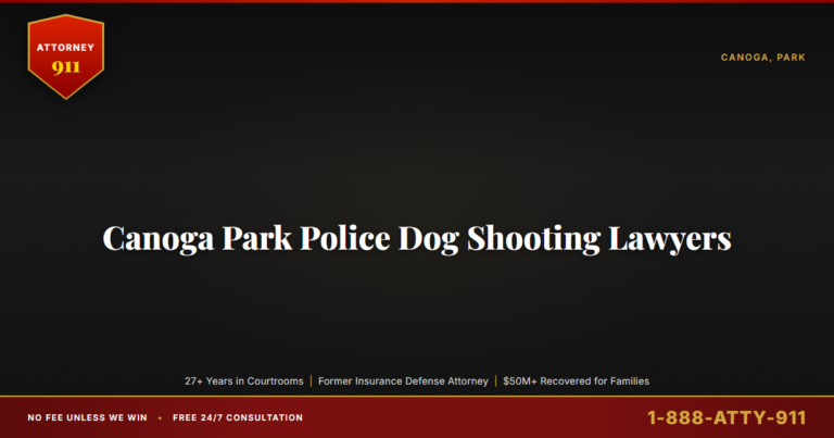 Canoga Park Police Dog Shooting Lawyers, Attorney911 Fights the LAPD Over the Killing of Jameson the Dog During a Knicks C... — Attorney911, The Manginello Law Firm