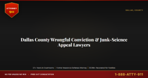 Dallas County Wrongful Conviction & Junk-Science Appeal Lawyers, Attorney911 Fights Flawed Convictions Under Texas Article... — Attorney911, The Manginello Law Firm
