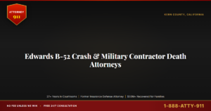 Edwards B-52 Crash & Military Contractor Death Attorneys, Attorney911 Brings 27+ Years of Federal-Court Trial Experience A... — Attorney911, The Manginello Law Firm