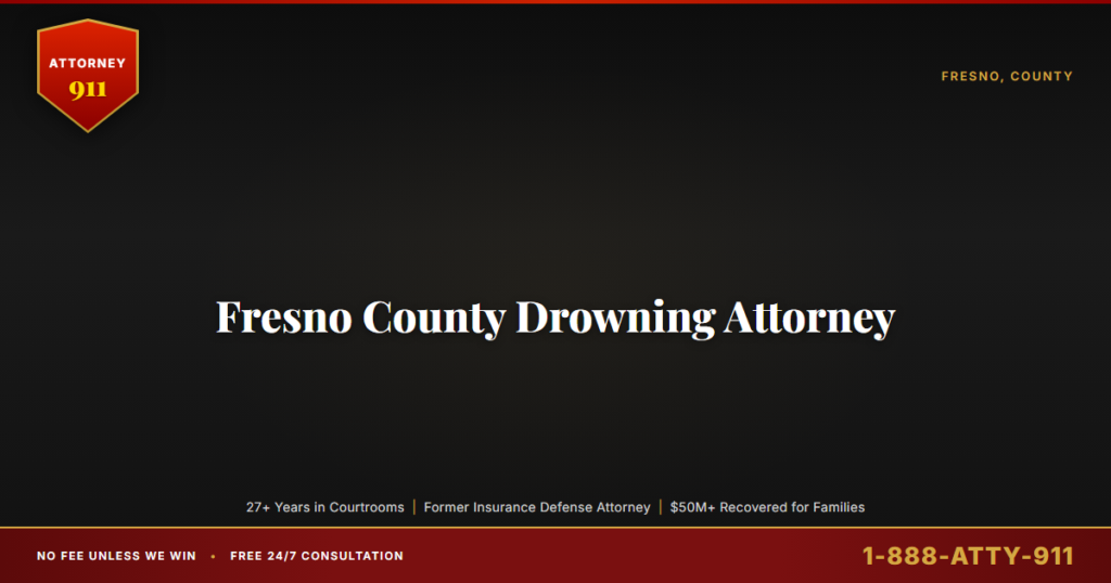 Fresno County Drowning Attorney, Attorney911 Warns Central Valley Families About Millerton Lake Cold Shock, the 6-Month Go... — Attorney911, The Manginello Law Firm