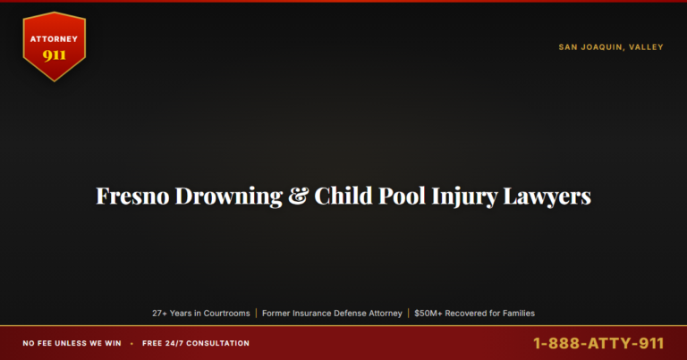 Fresno Drowning & Child Pool Injury Lawyers, California Swimming Pool Safety Act Attorneys with 27+ Years of Trial Experie... — Attorney911, The Manginello Law Firm