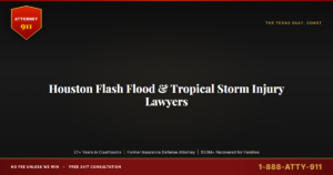Houston Flash Flood & Tropical Storm Injury Lawyers, Attorney911 Brings 27+ Years of Federal-Court Trial Experience to the... — Attorney911, The Manginello Law Firm
