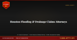 Houston Flooding & Drainage Claims Attorneys, Westbury and Chateau Forest Homeowners Face the Texas Tort Claims Act Six-Mo... — Attorney911, The Manginello Law Firm