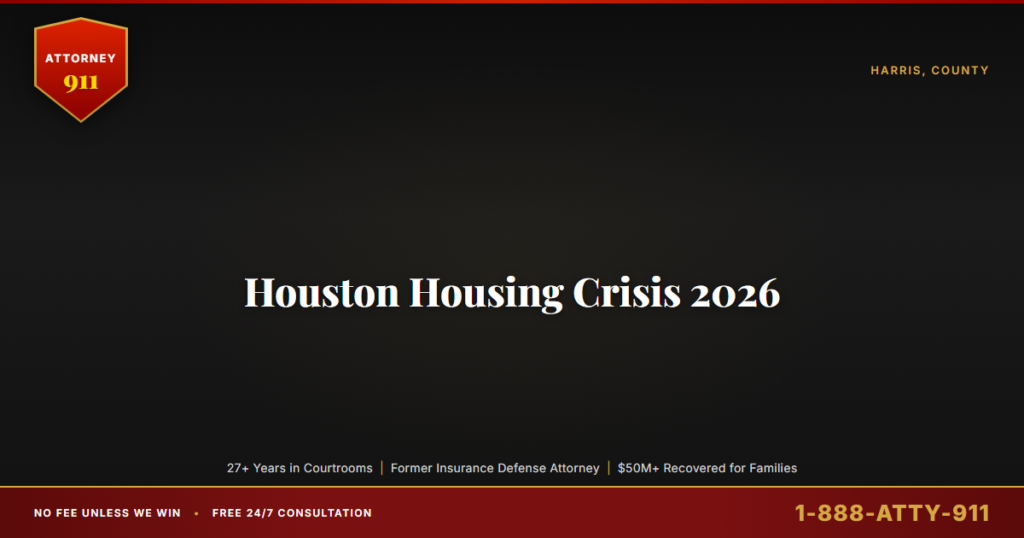 Houston Housing Crisis 2026, What the Kinder Institute Report Means for Cost-Burdened Renters, the 16% Black Homeownership... — Attorney911, The Manginello Law Firm
