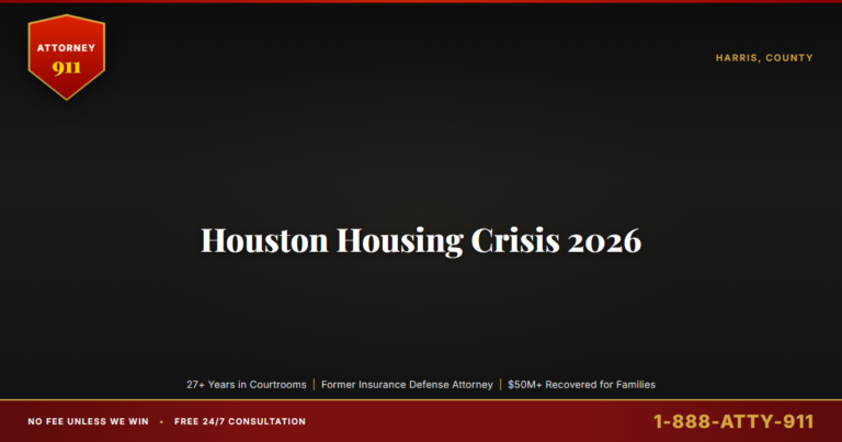 Houston Housing Crisis 2026, What the Kinder Institute Report Means for Cost-Burdened Renters, the 16% Black Homeownership... — Attorney911, The Manginello Law Firm