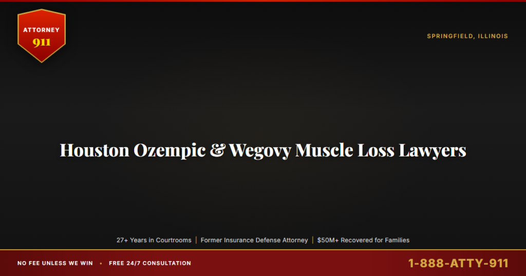 Houston Ozempic & Wegovy Muscle Loss Lawyers, ENDO 2026 Study Confirms GLP-1 Users Lose Lean Mass and Cut Daily Activity, ... — Attorney911, The Manginello Law Firm
