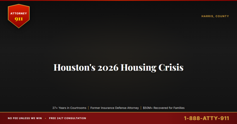 Houston's 2026 Housing Crisis, What the Kinder Institute Report Means for the 52.6% of Renters Who Are Cost-Burdened, the ... — Attorney911, The Manginello Law Firm