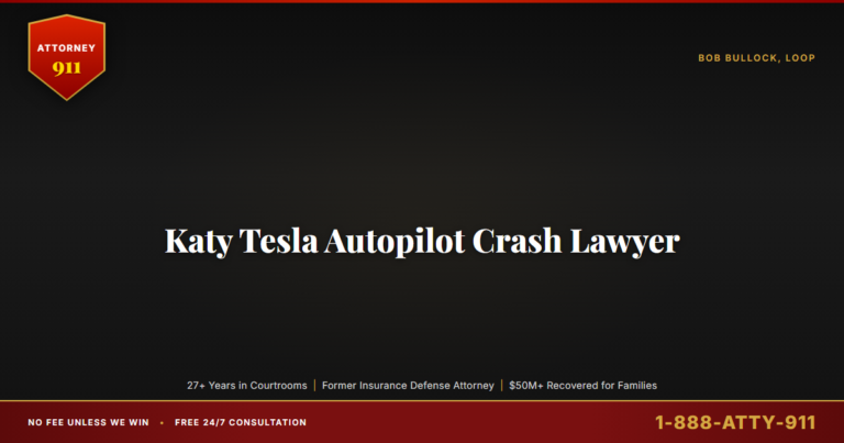 Katy Tesla Autopilot Crash Lawyer, Attorney911 with 27+ Years of Federal-Court Trial Experience After a Tesla on Autopilot... — Attorney911, The Manginello Law Firm