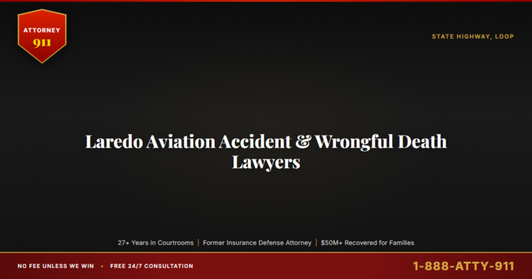 Laredo Aviation Accident & Wrongful Death Lawyers, Attorney911's 27+ Years of Federal-Court Trial Experience Against NetJe... — Attorney911, The Manginello Law Firm