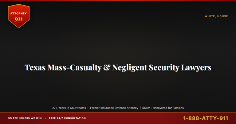 Texas Mass-Casualty & Negligent Security Lawyers, If the Alleged White House Attack Plot Had Succeeded, Who Could Victims ... — Attorney911, The Manginello Law Firm