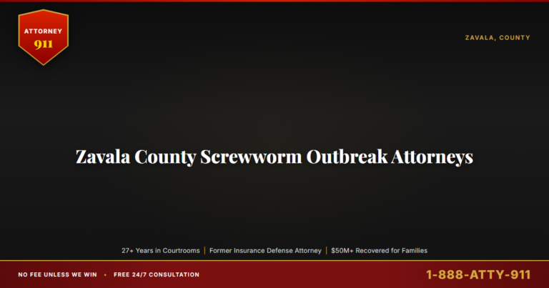Zavala County Screwworm Outbreak Attorneys, Texas Rancher, Feedlot Worker and Livestock Hauler Rights After the 2026 New W... — Attorney911, The Manginello Law Firm